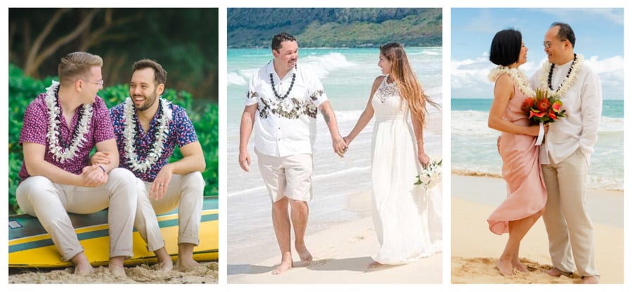hawaiian wedding dresses informal