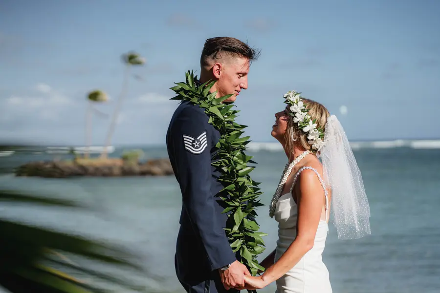 Military Wedding In Hawaii   Military Wedding At Waialae Beach On Oahu.webp