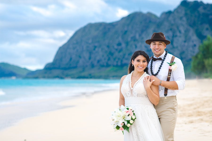 casual hawaiian wedding attire